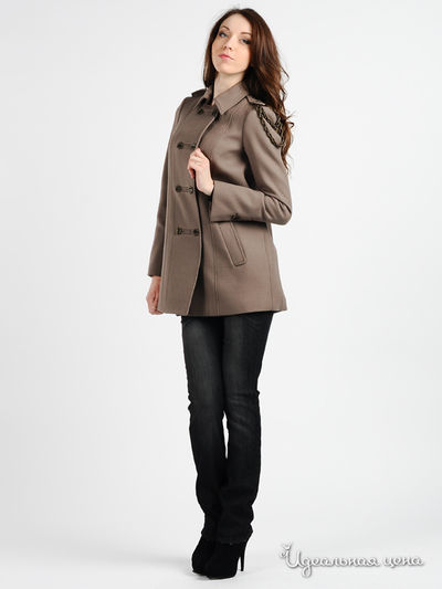 Полупальто Byblos, цвет цвет коричневый