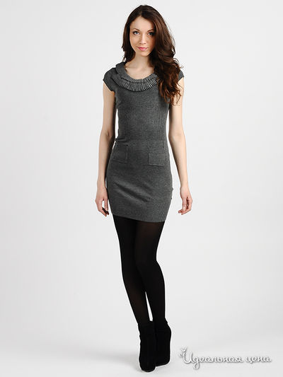 Платье Byblos, цвет цвет серый