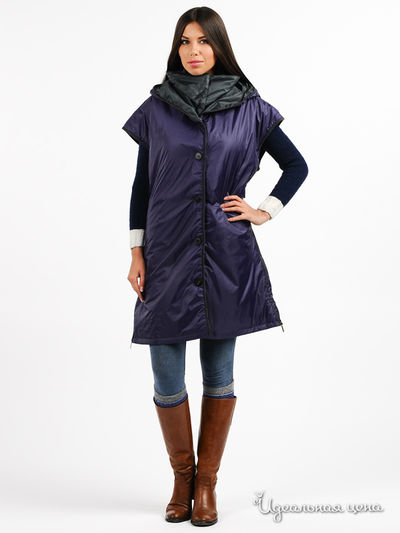 Плащ Emporio Armani, цвет цвет фиолетовый