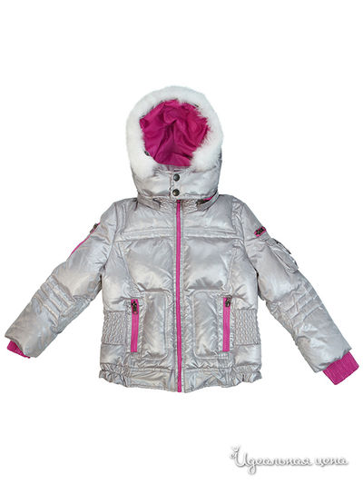 Куртка Gulliver, цвет цвет серый / малиновый