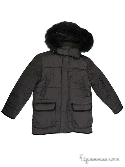 Куртка Gulliver, цвет цвет серо-коричневый / брусничный