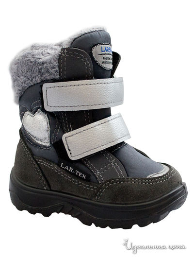 Сапоги Larsy-kids, цвет цвет темно-серый