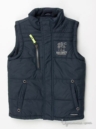 Жилет Staccato, цвет цвет темно-синий