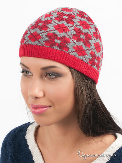 Шапка АNTI, цвет цвет алый / дымчатый