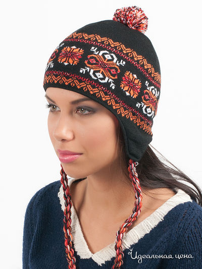 Шапка Marhatter, цвет цвет черный / оранжевый