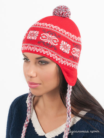 Шапка Marhatter, цвет цвет красный / белый