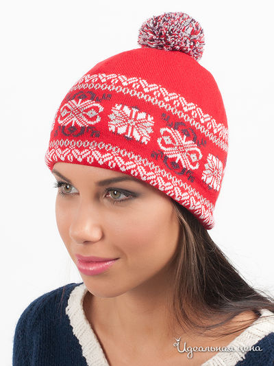 Шапка Marhatter, цвет цвет красный / белый