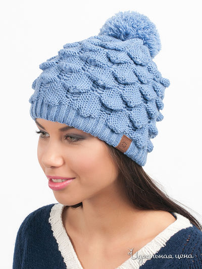 Шапка Marhatter, цвет цвет серо-голубой