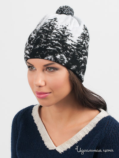 Шапка Marhatter, цвет цвет черный / белый