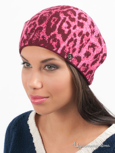 Шапка Marhatter, цвет цвет бордовый / розовый