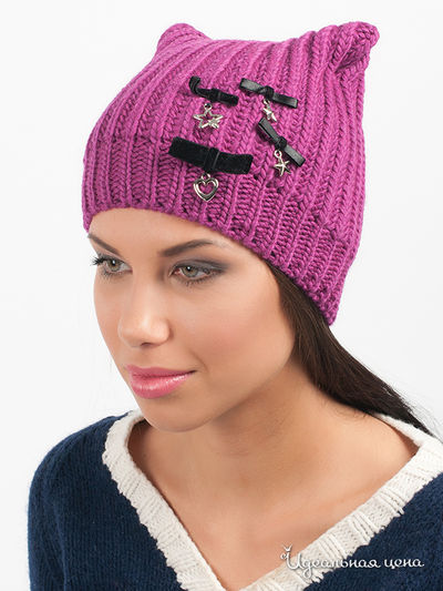 Шапка Marhatter, цвет цвет ягодный