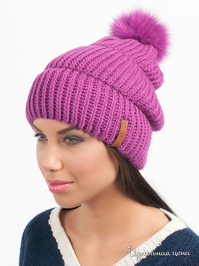 Шапка Marhatter, цвет цвет ягодный