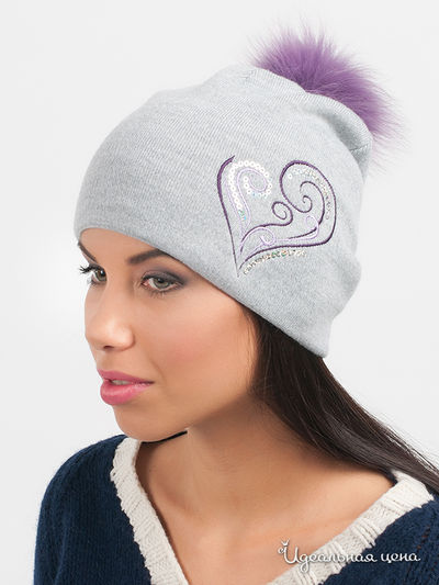 Шапка Marhatter, цвет цвет светло-серый
