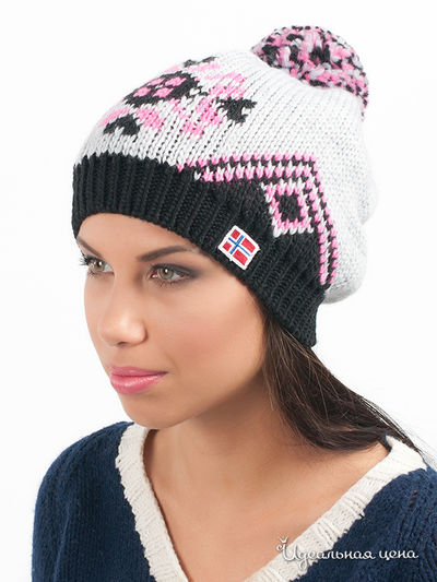 Шапка Norialli, цвет цвет черный / белый