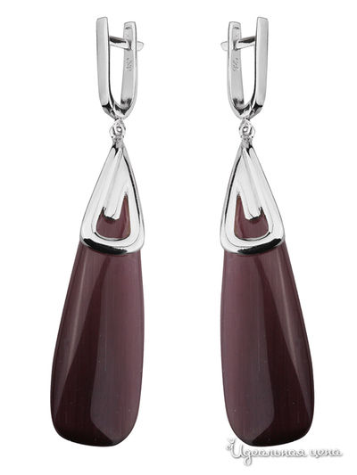 Серьги Tiger eye