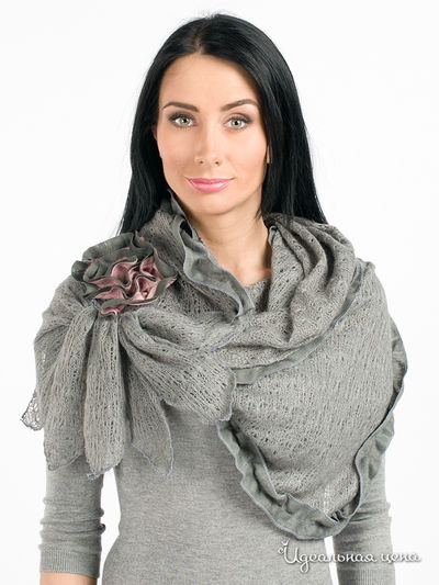 Палантин Star Rise, цвет цвет серый