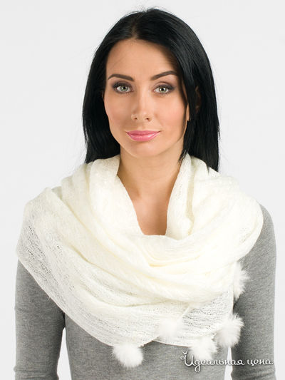 Палантин Star Rise, цвет цвет белый