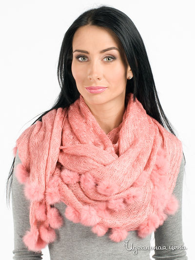 Палантин Star Rise, цвет цвет розовый