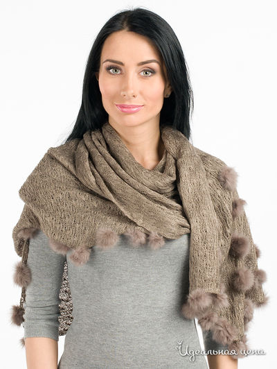 Палантин Star Rise, цвет цвет коричневый