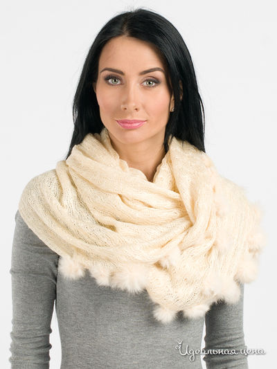 Палантин Star Rise, цвет цвет молочный