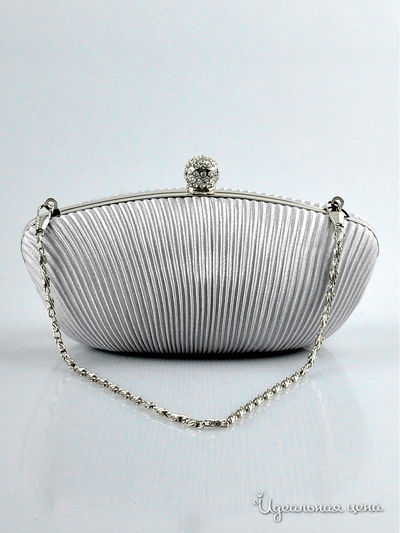 Клатч Mucchi, цвет цвет серебренный