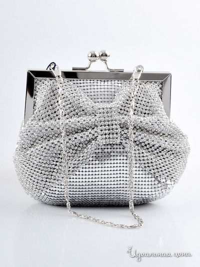 Клатч Mucchi, цвет цвет серебренный