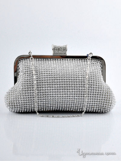 Клатч Mucchi, цвет цвет серебренный