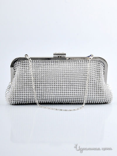 Клатч Mucchi, цвет цвет серебренный