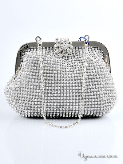 Клатч Mucchi, цвет цвет серебренный