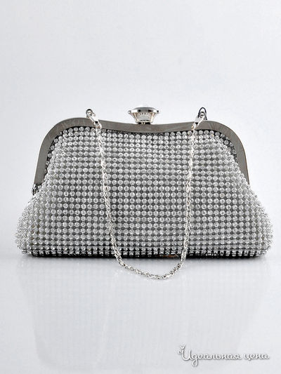 Клатч Mucchi, цвет цвет серебренный
