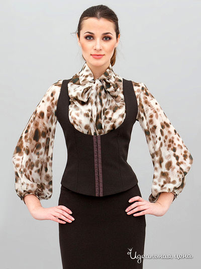 Жилет Levall, цвет цвет шоколадный