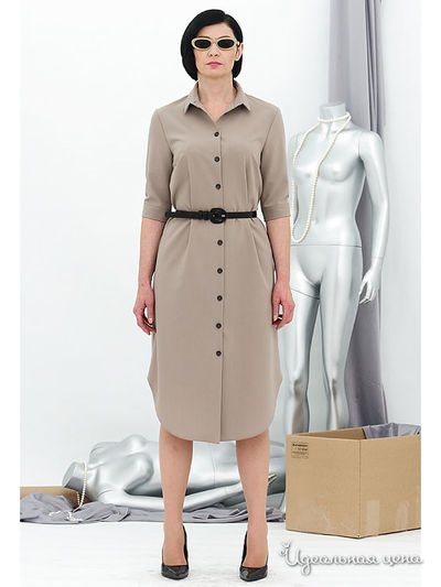 Платье Levall, цвет цвет бежевый