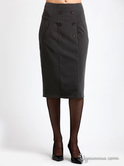 Юбка Levall, цвет цвет темно-серый