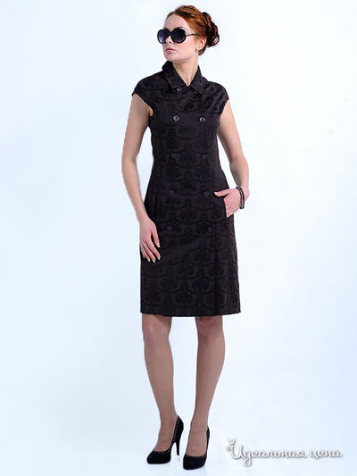 Платье Levall, цвет цвет темно-коричневый