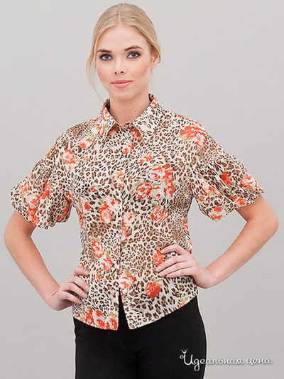 Блуза Levall, цвет цвет коричневый