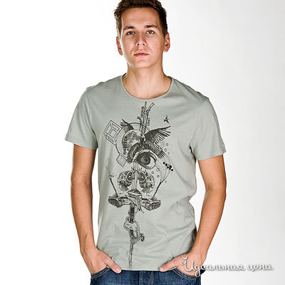 Футболка Pepe Jeans, цвет цвет светло-серый