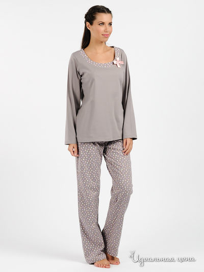 Пижама Muzzy, цвет цвет какао