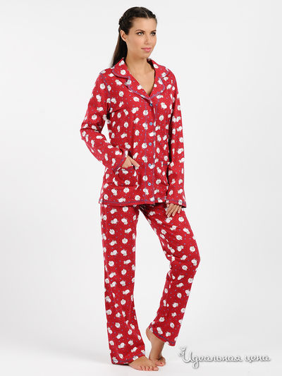 Пижама Muzzy, цвет цвет красный