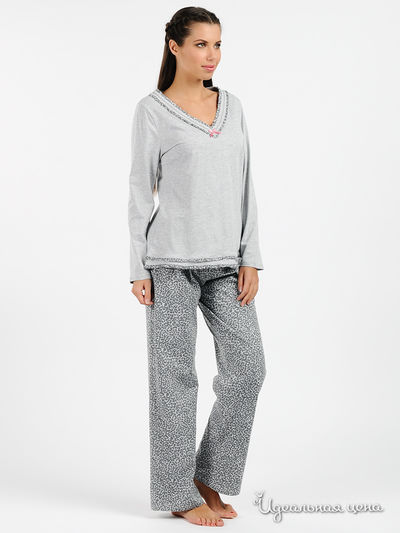 Пижама Muzzy, цвет цвет серый