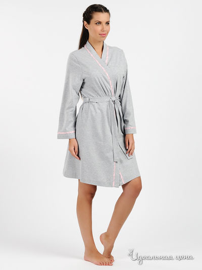 Халат Muzzy, цвет цвет серый