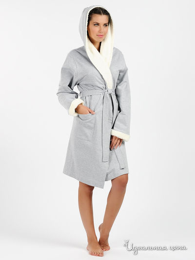 Халат Muzzy, цвет цвет серый