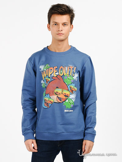 Джемпер Angry Birds, цвет цвет индиго