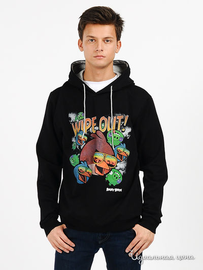 Свитшот Angry Birds, цвет цвет черный