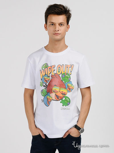 Футболка Angry Birds, цвет цвет белый