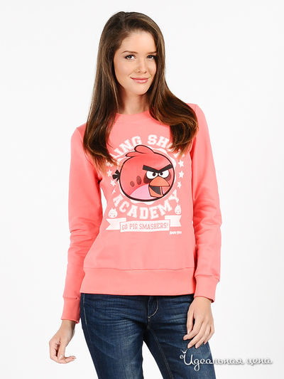 Джемпер Angry Birds, цвет цвет коралловый