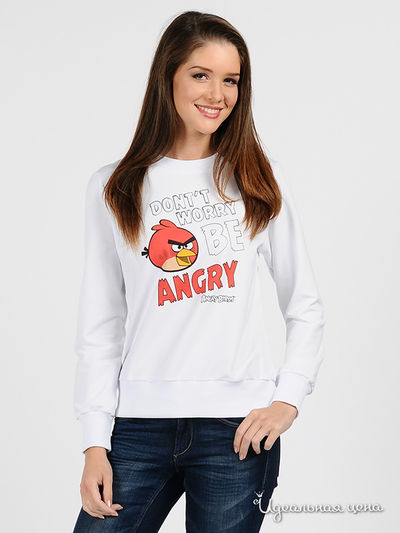 Джемпер Angry Birds, цвет цвет белый