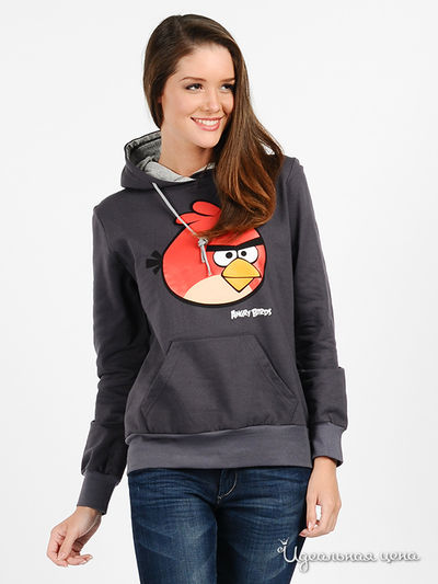 Свитшот Angry Birds, цвет цвет темно-серый