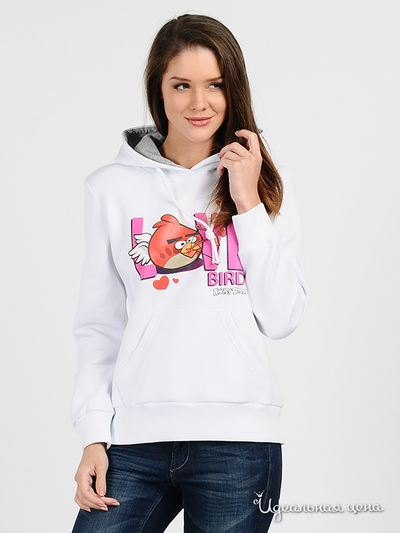 Свитшот Angry Birds, цвет цвет белый