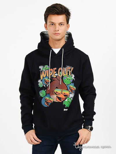 Свитшот Angry Birds, цвет цвет темно-синий