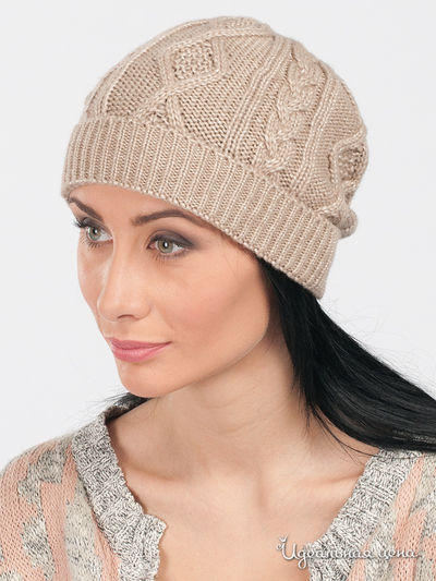 Шапка Maxval, цвет цвет бежевый